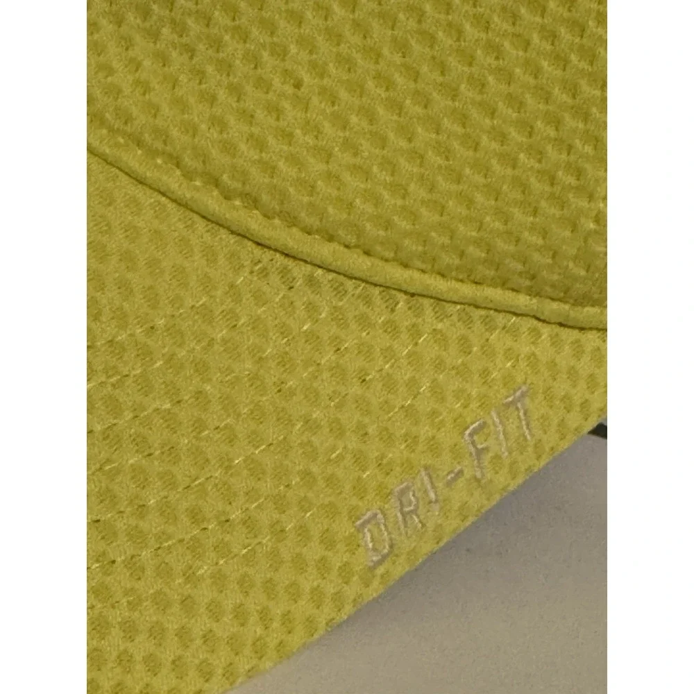 Nike Tailwind Hat Yellow Mesh 6 Panel Strapback Dri-FIT AW84 Y2K Rare